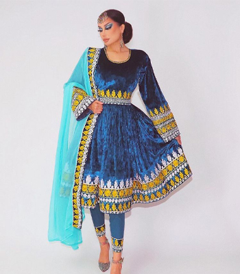 مدل لباس افغانی زنانه شیک و مدرن