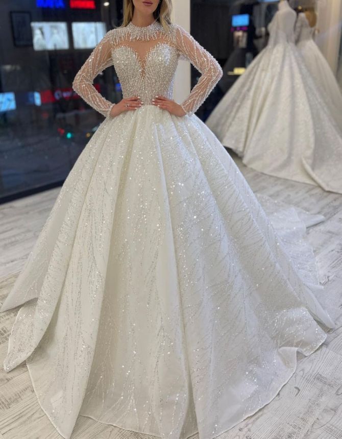 جدیدترین مدل لباس عروس تمام دانتل