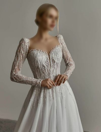 لباس عروس پوشیده مدل اروپایی