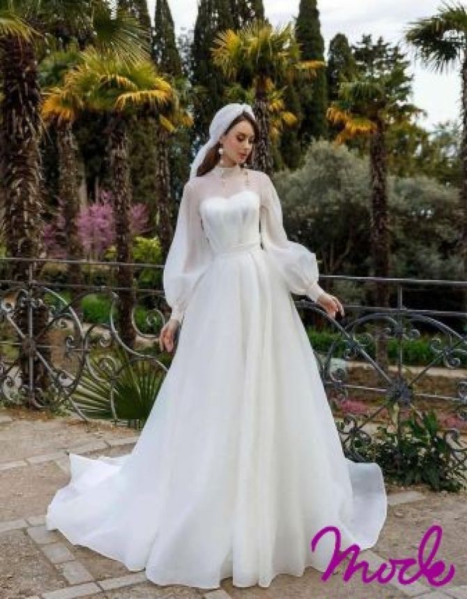 لباس عروس پوشیده بسیار شیک