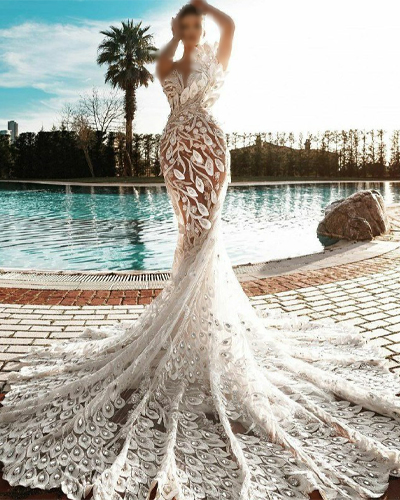 لباس مدل ماهی عروس پرکار
